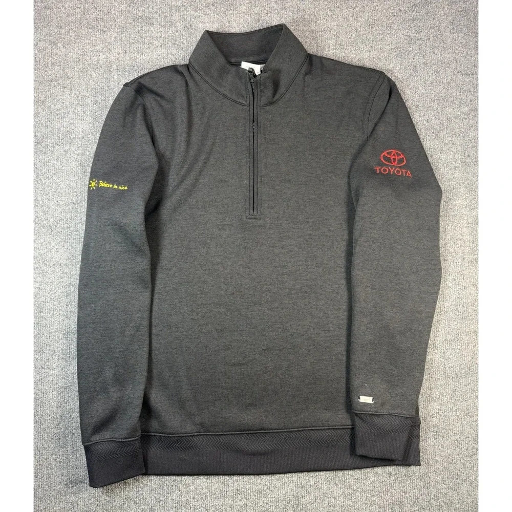 Nike Dri Fit Toyota 1/4 Zip Pullover Mens Medium Gray Quarter Zip Sweatshirt